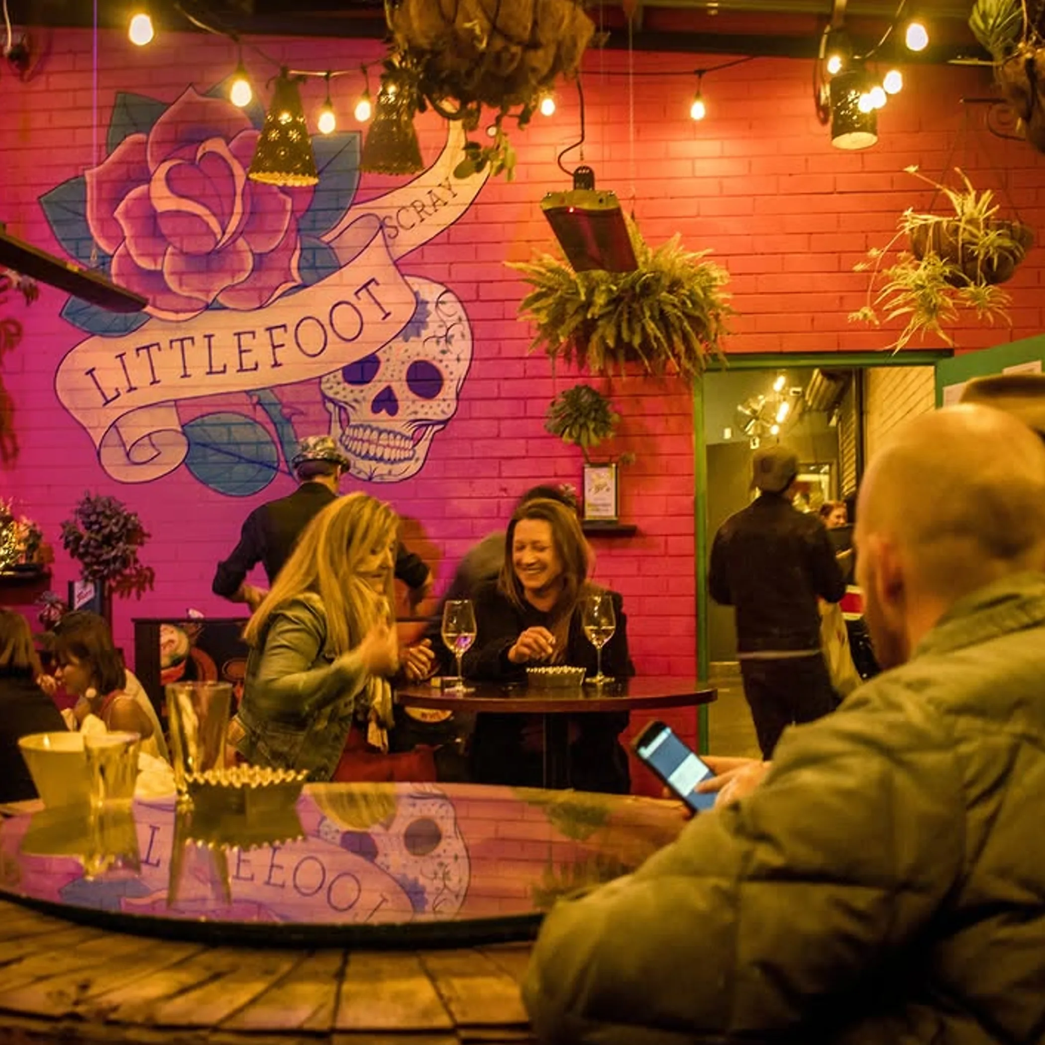 melbourne nightlife venue with crowd