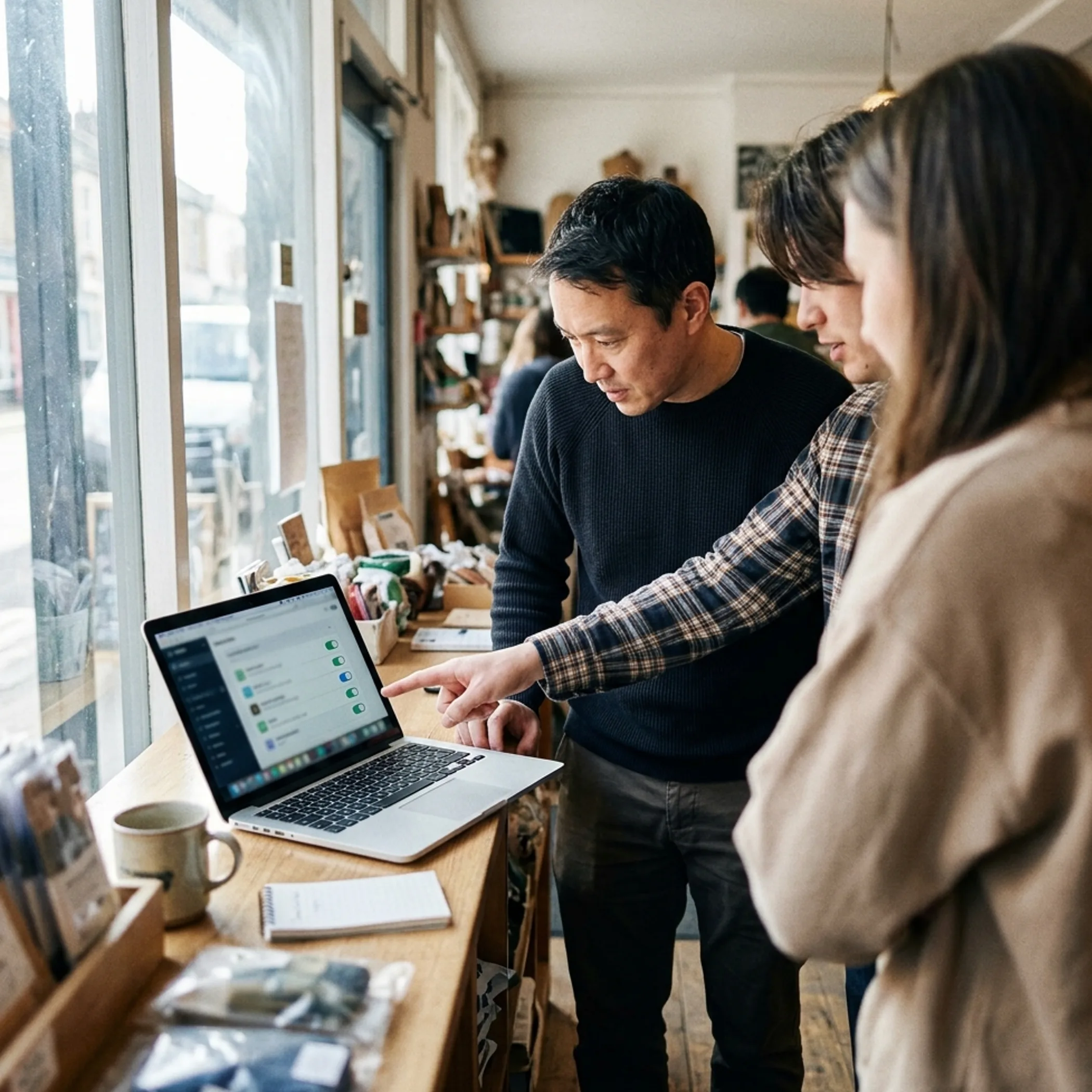 business technology scene